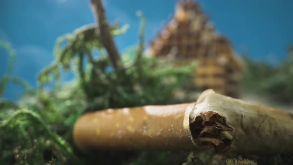 Staged Installation with Stub Against Match House in Smoke alt