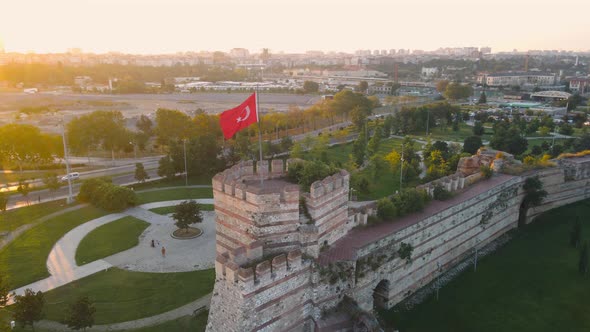 turkey istanbul yedikule dungeons top view alt