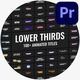 100+ Animated Lower Thirds | MOGRT - VideoHive Item for Sale
