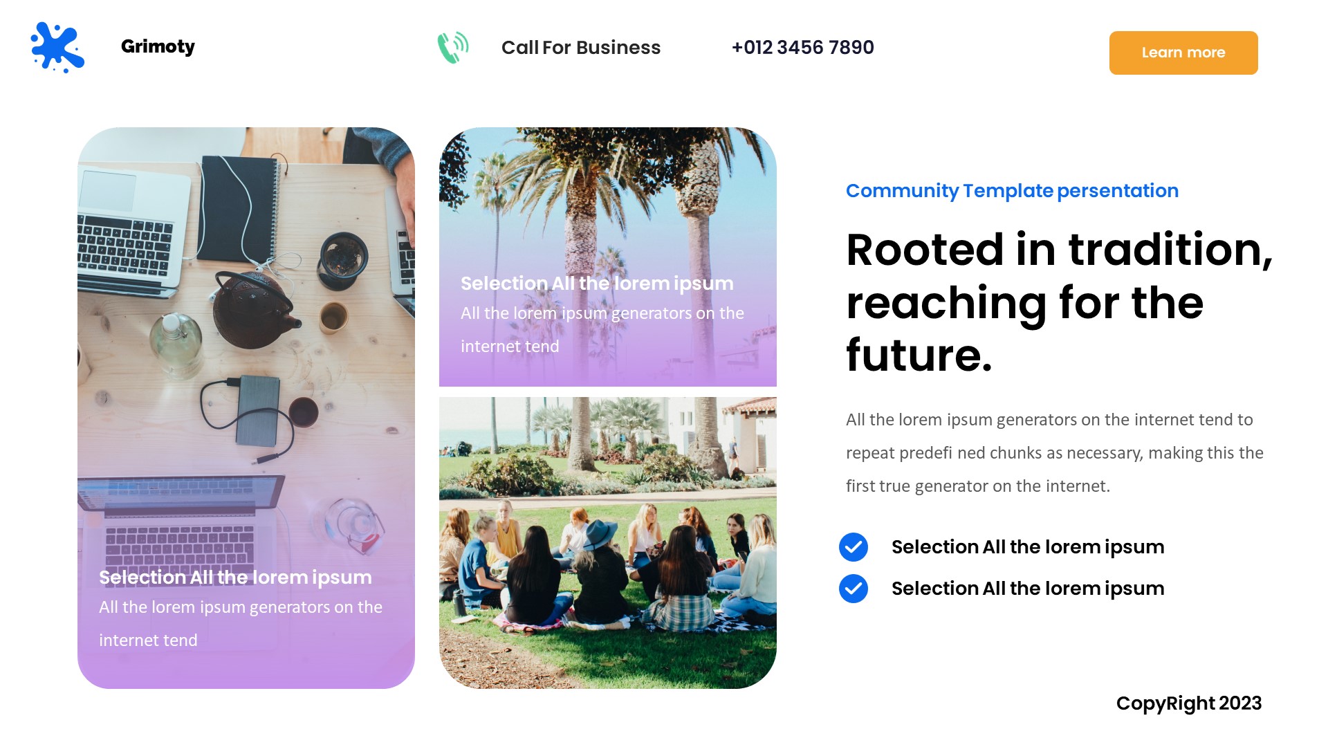 Grimorty - Community Class and Social Meetup Google Slides Template ...