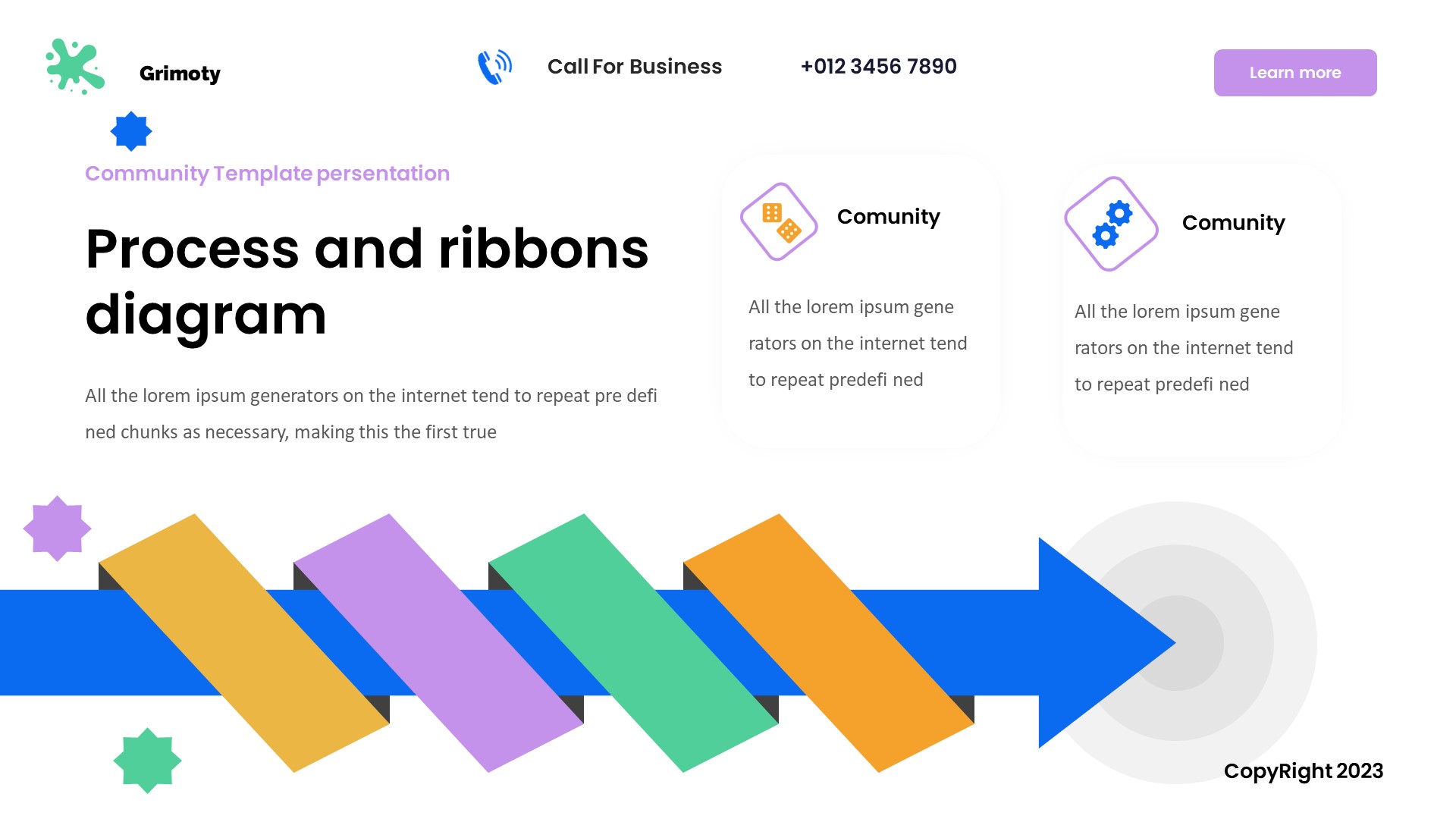 Grimorty - Community Class and Social Meetup Powerpoint Template ...