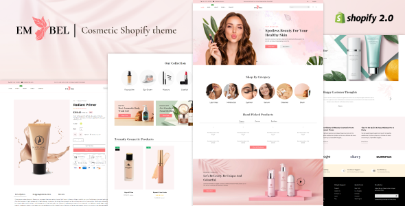 Embel – Beauty Store, Cosmetic Shop Shopify Theme