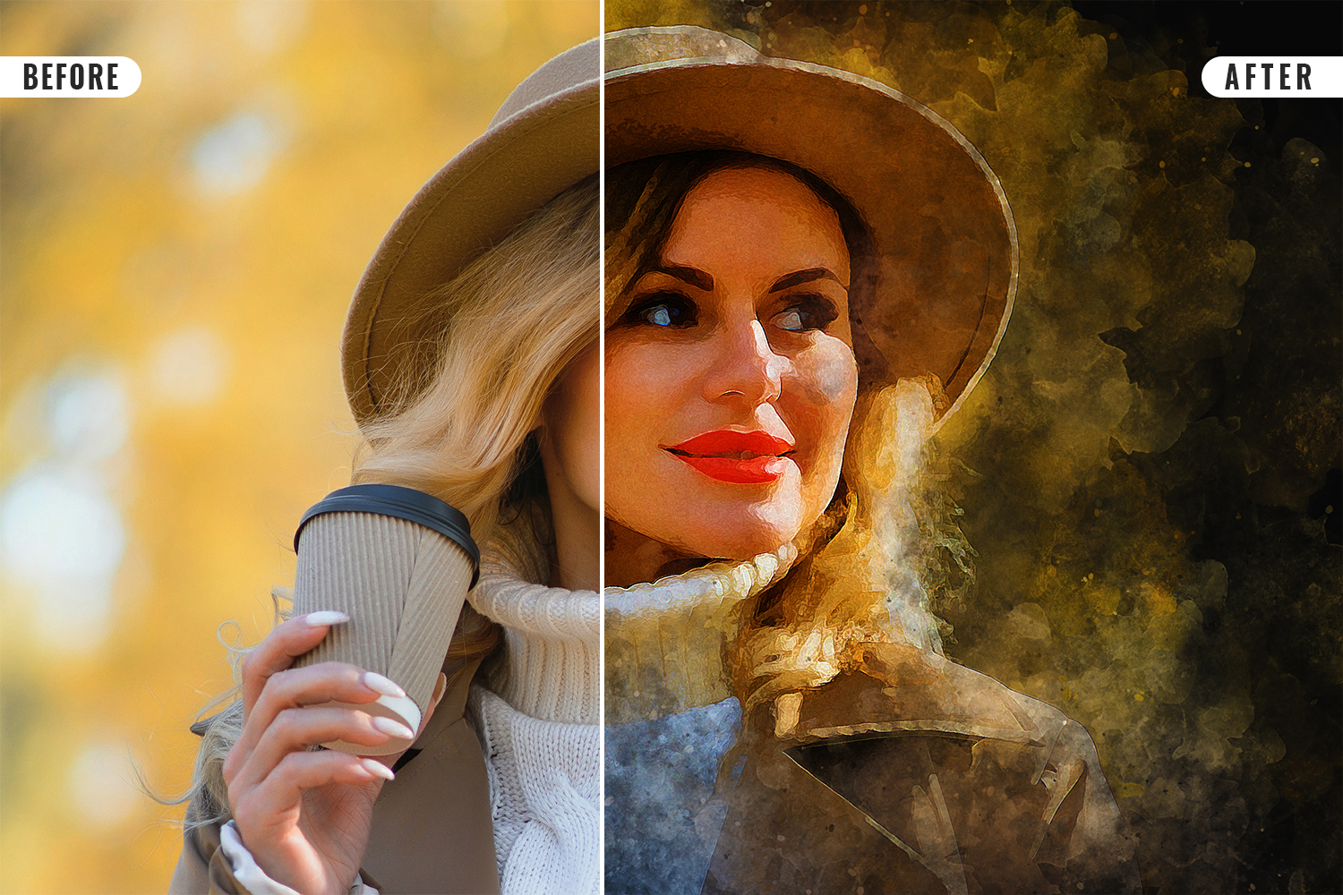 Watercolor Painting Effect, Addons GraphicRiver