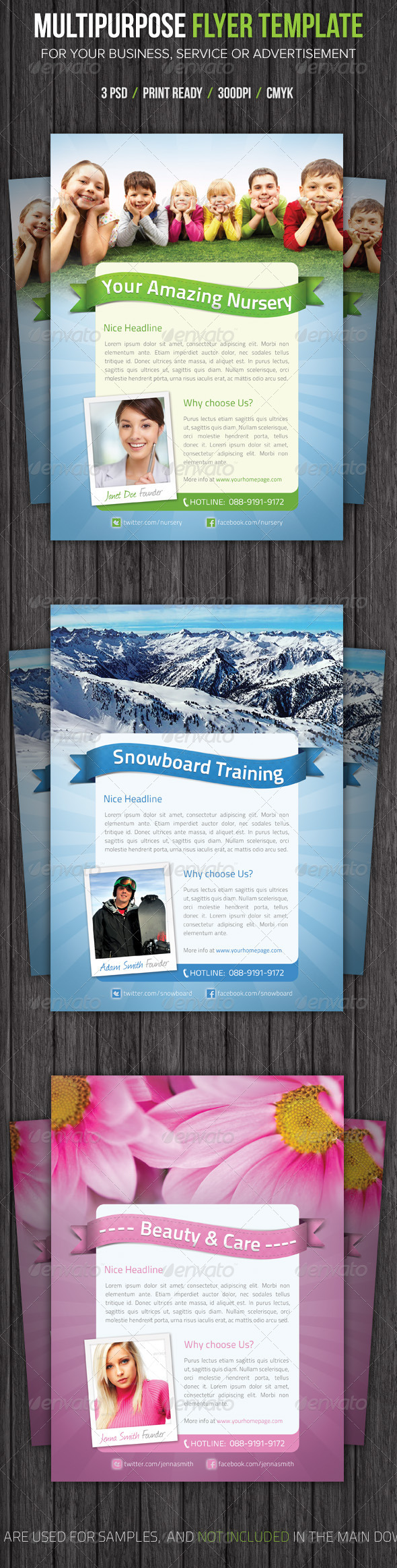 Multipurpose Flyer Template For Business & Ads - Corporate Flyers