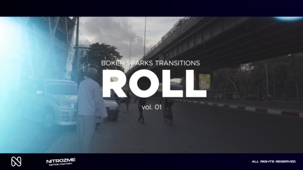 Bokeh Roll Transitions Vol. 01