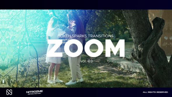 Bokeh Zoom Transitions Vol. 03
