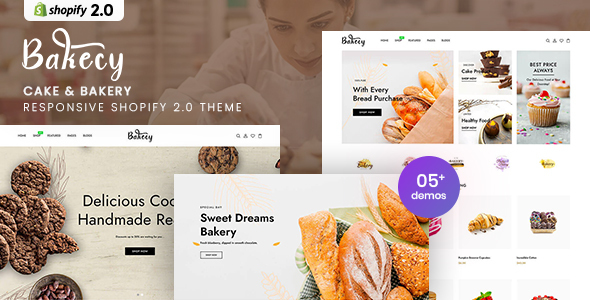 Bakecy - Cake & Bakery Responsive Shopify 2.0 Theme