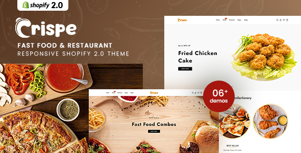 Crispe – Fast Food & Restaurant Shopify 2.0 Theme