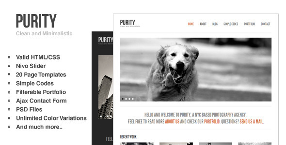Purity: Responsive Clean - ThemeForest 408822