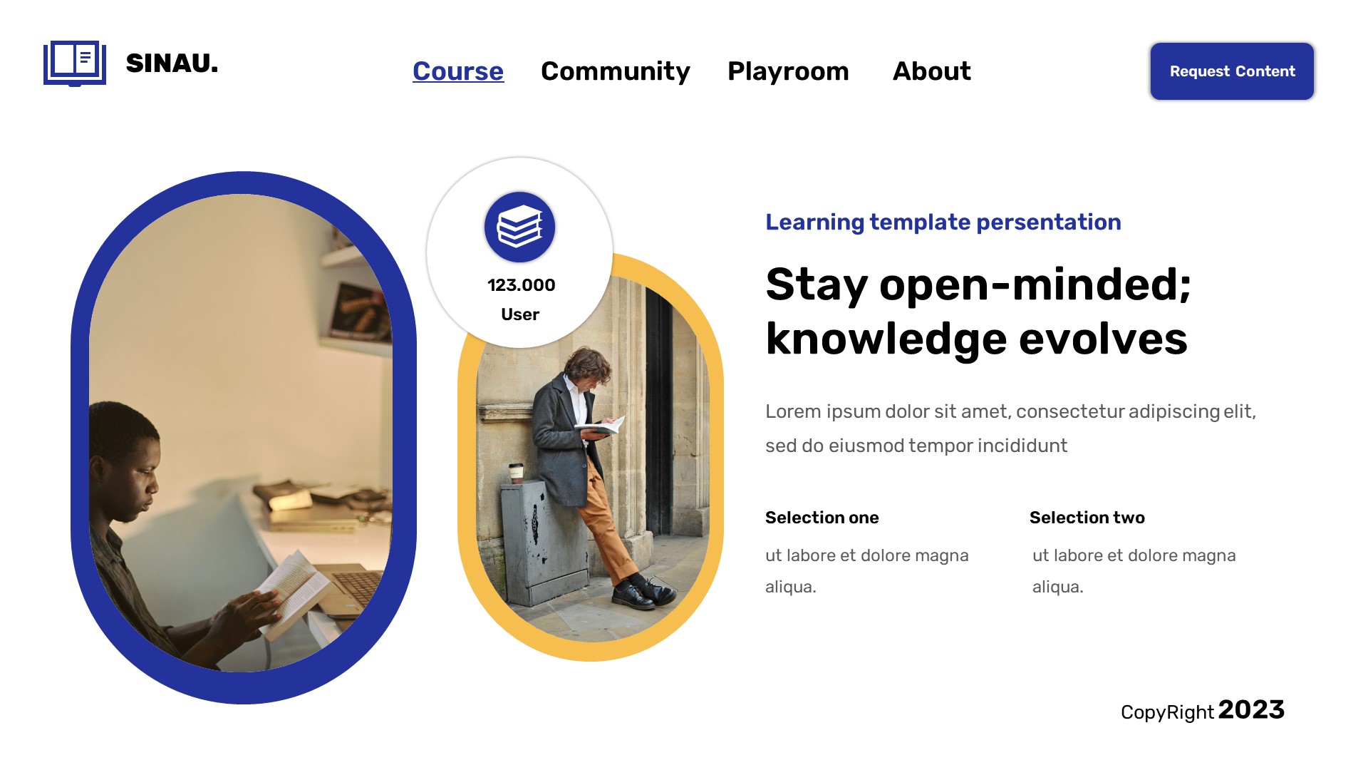 SINAU - Education and Learning Google Slides Template, Presentation ...