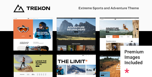 TrekOn – Extreme Sports and Adventure Theme