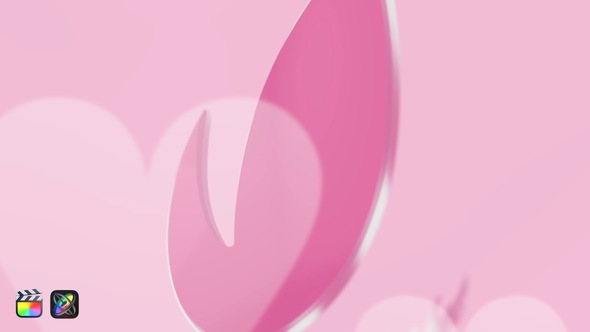 Pink Glossy Logo Reveal