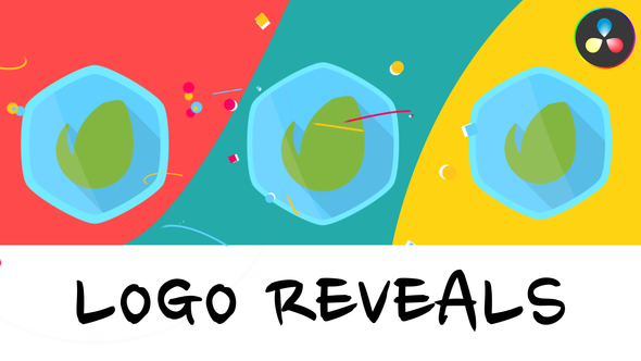 Colorful Logo Reveal Pack for DaVinci Resolve