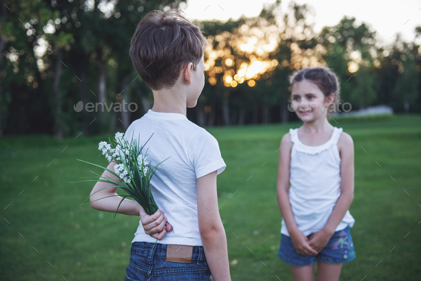 Little boy and girl Stock Photo by GeorgeRudy