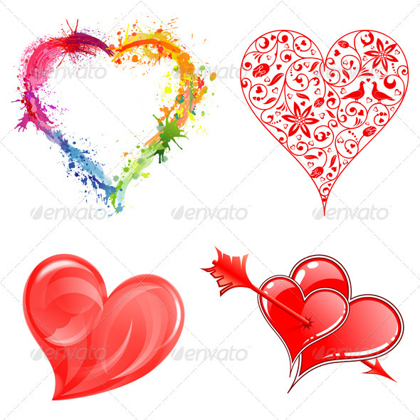 Collect Valentine's Day Hearts - Valentines Seasons/Holidays