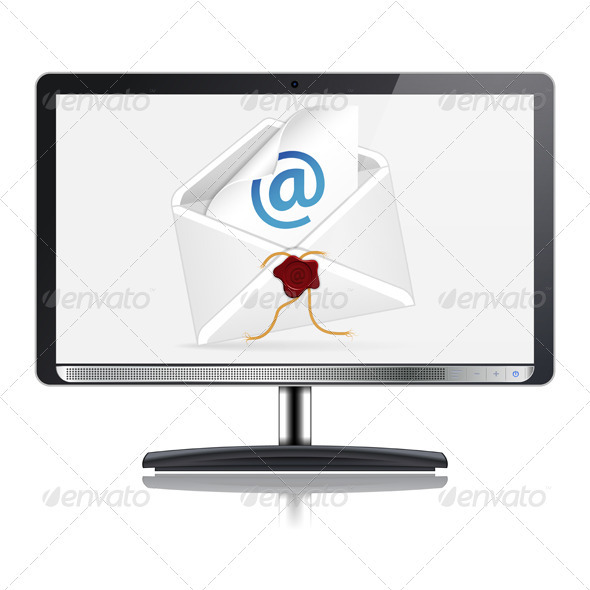 E-Mail Concept - Computers Technology