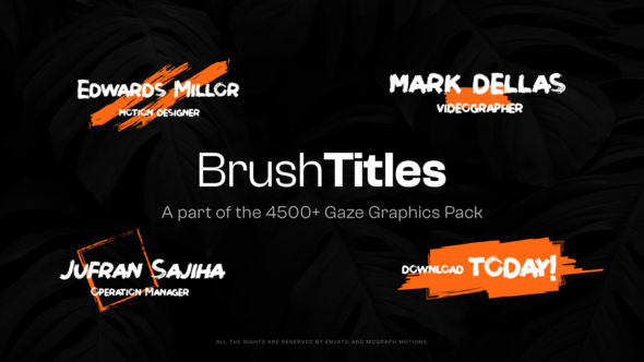 20 Brush Titles