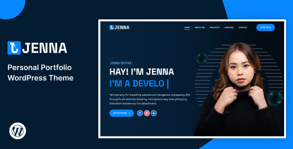 Jenna â€“ Personal Portfolio WordPress Theme