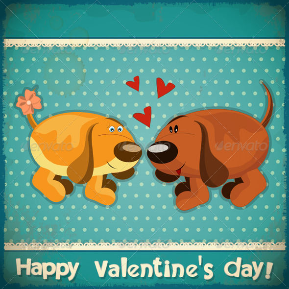 Valentines Day Vintage Card - Valentines Seasons/Holidays