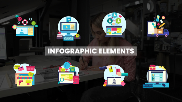 Online Infographic Elements Pack