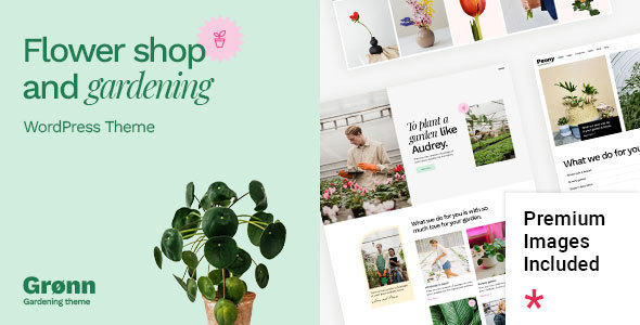 GrÃ¸nn – Flower Shop and Gardening Theme