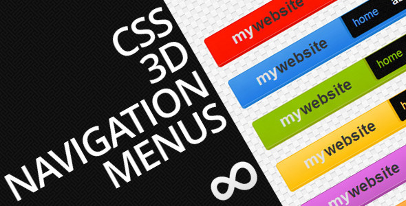 CSS 3D Navigation - CodeCanyon 3848440