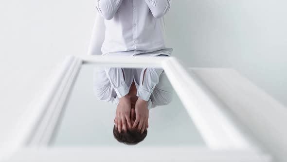 Anxiety Disorder Depression Problem Man Panic alt