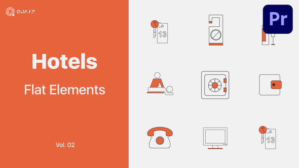 Hotels Icons for Premiere Pro Vol. 02