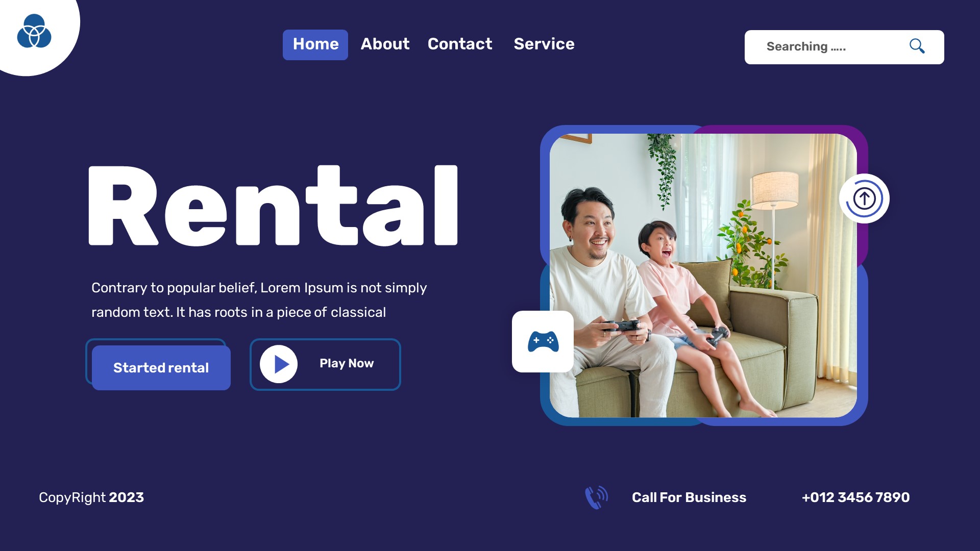 Rental - Esport Gaming Google Slides Template, Presentation Templates