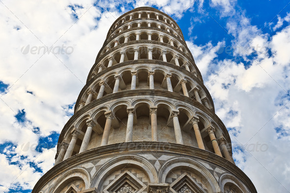 Leaning tower of Pisa - Stock Photo - Images