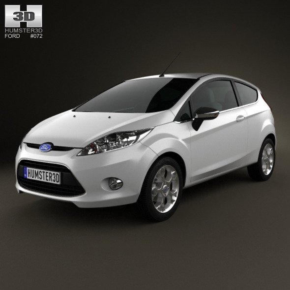 Ford Fiesta hatchback 3-door (EU) 2012 - 3DOcean Item for Sale