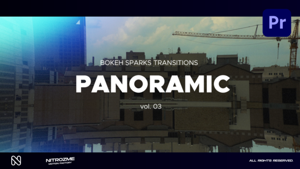 Bokeh Panoramic Transitions Vol. 03 for Premiere Pro