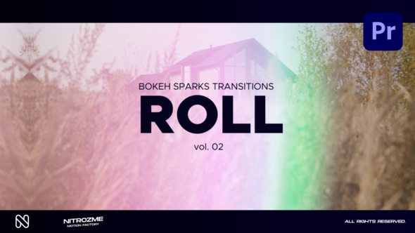 Bokeh Roll Transitions Vol. 02 for Premiere Pro