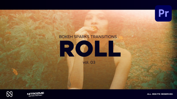 Bokeh Roll Transitions Vol. 03 for Premiere Pro