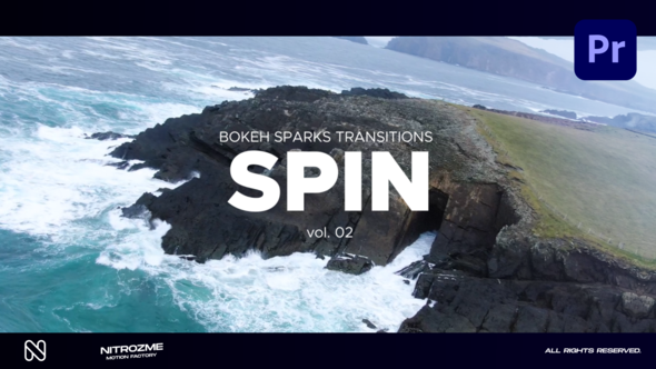 Bokeh Spin Transitions Vol. 02 for Premiere Pro