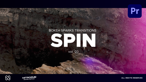 Bokeh Spin Transitions Vol. 03 for Premiere Pro