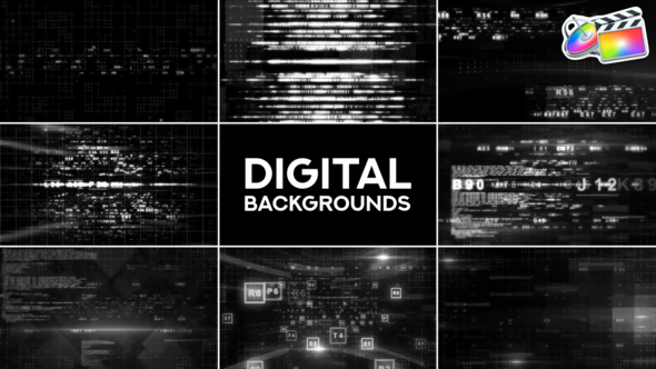 Collection Of Digital Backgrounds for FCPX