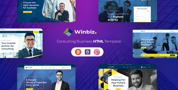 Winbiz - Consulting Business HTML Template