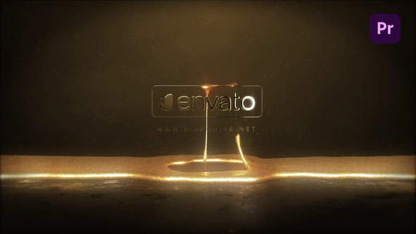 Gold Liquid Logo