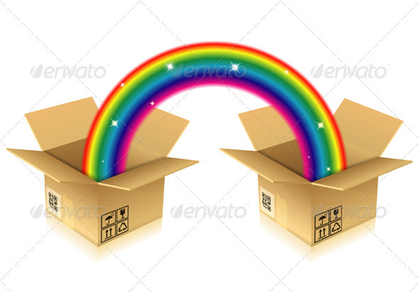 Rainbow from Box - Concepts Business