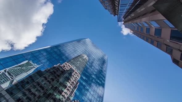 Skyscrapers In The Finance City Center alt