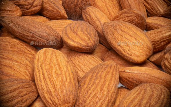 California almonds close-up