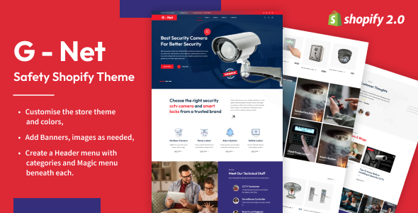 [DOWNLOAD]Gnet - CCTV, Home Automation Store Shopify Theme