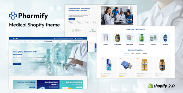 [DOWNLOAD]Pharmify - Pharmacy & Medical Store Shopify Theme