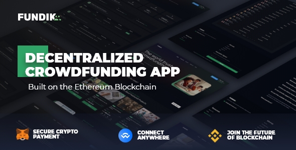 Fundik - Blockchain Crowdfunding App