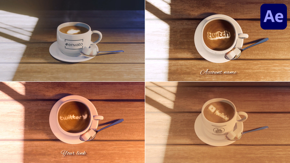 Coffee Logo Reveal for After Effects