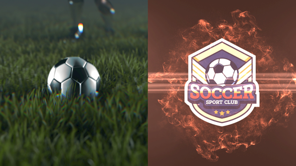 Soccer Sport Logo Reveal Logo Stings template preview