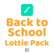 Back to School Lottie Elements - VideoHive Item for Sale
