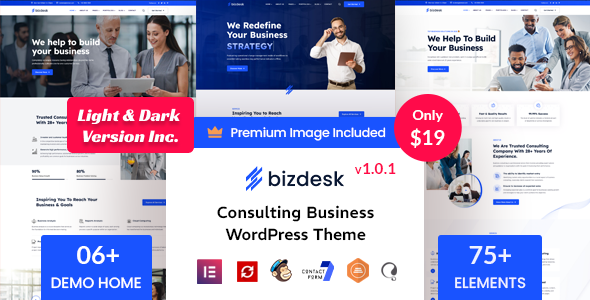 Bizdesk – Business Consulting WordPress Theme