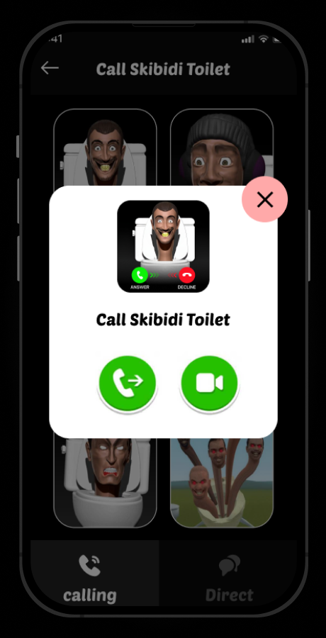 Skibdi Toilet Fake Video Call Prank - Toilet Video Call Prank - Fake ...